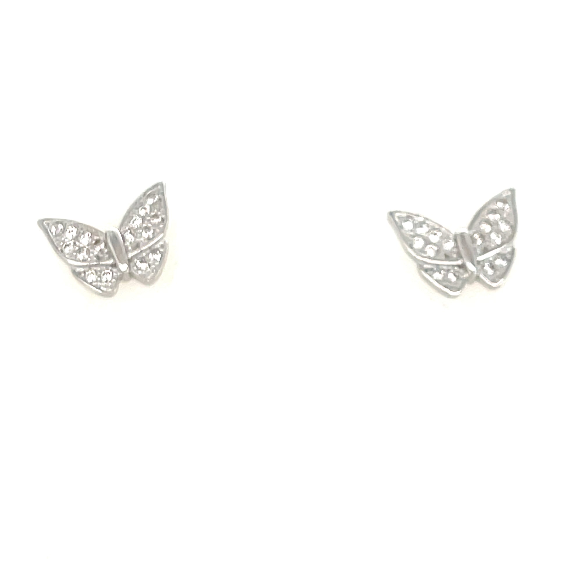 Sterling Silver Butterfly Earrings