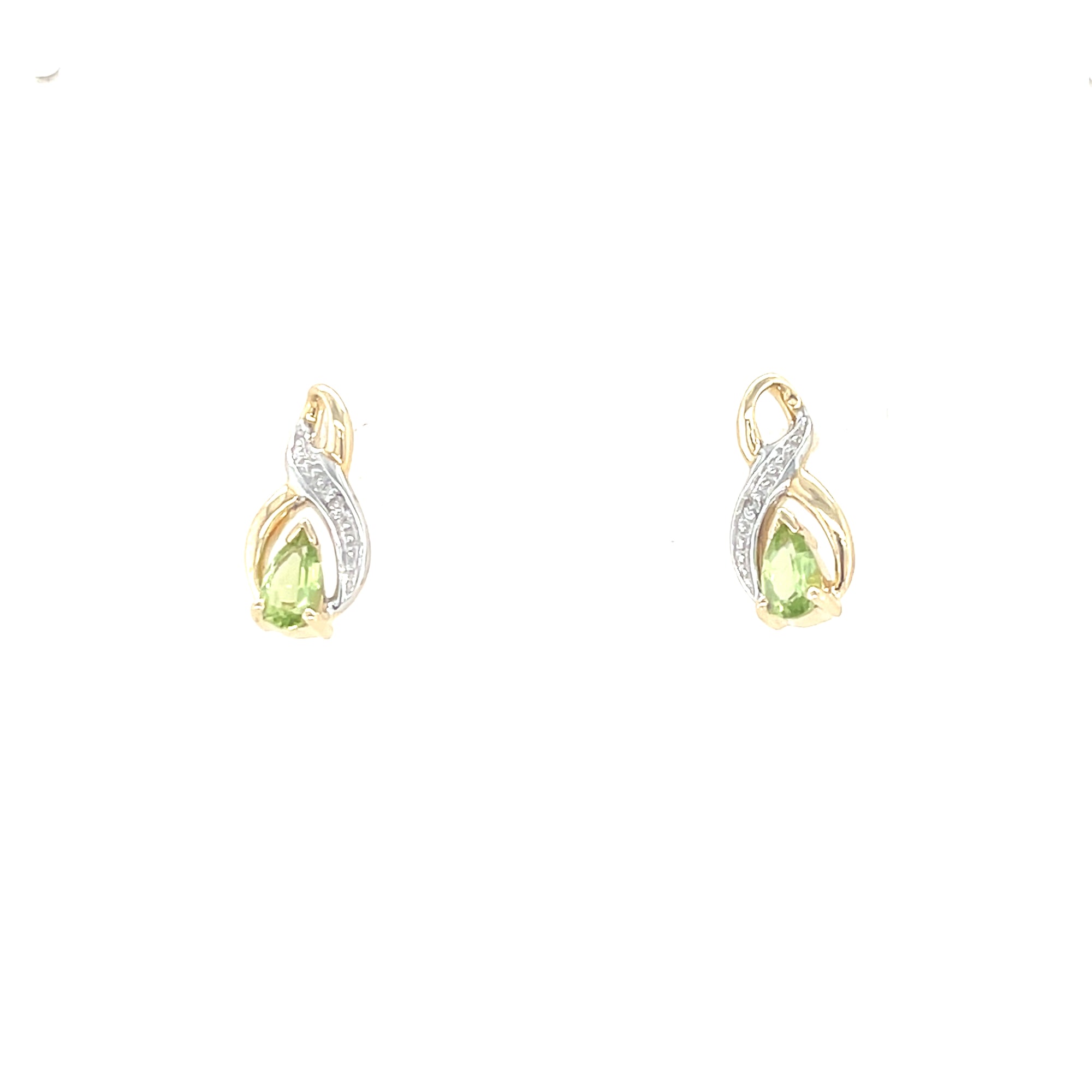 9kt Gold Peridot Earrings