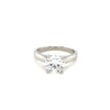 2ct Lab Diamond Platinum Engagement Ring