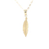 9kt Gold Leaf Pendant