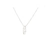 Sterling Silver Oblong Pendant