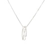 Sterling Silver Oblong Pendant