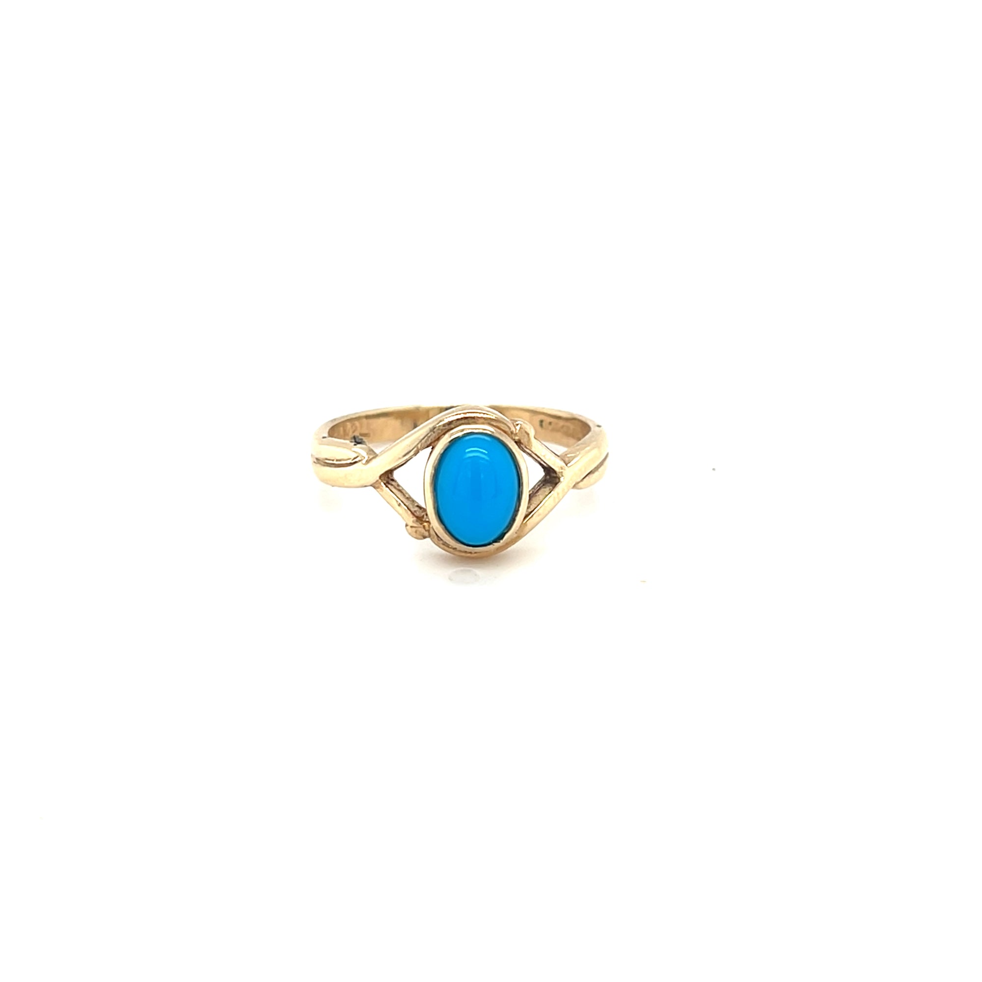 9kt Gold Turquoise Ring