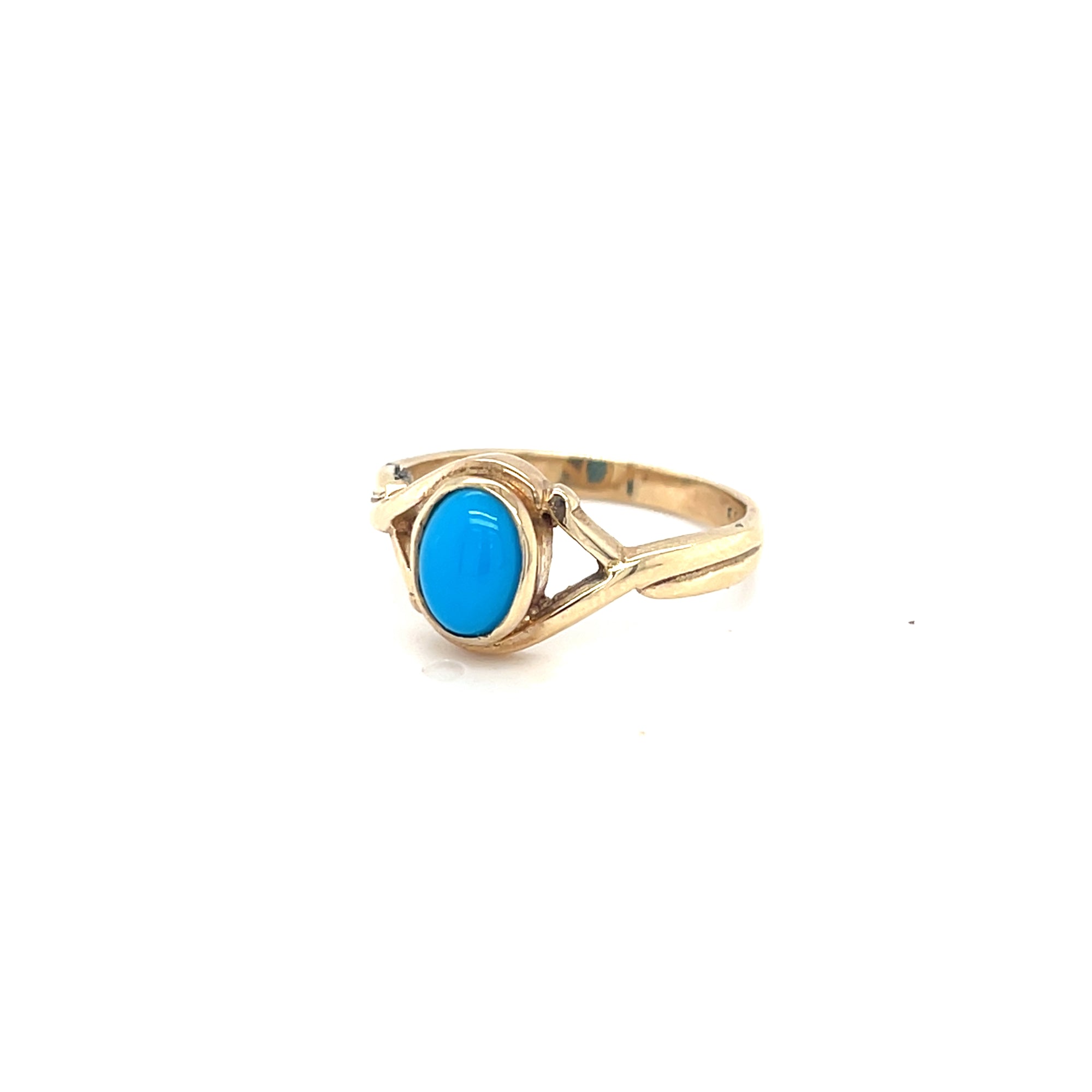 9kt Gold Turquoise Ring