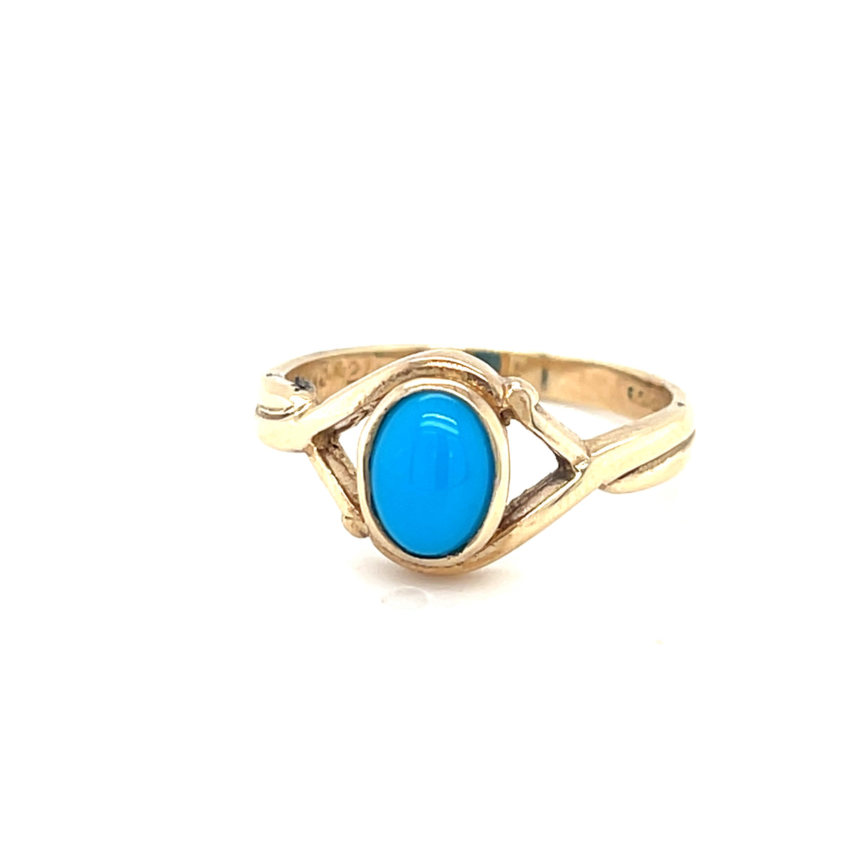 9kt Gold Turquoise Ring