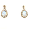 9kt Gold Opal Drop Earrings
