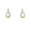 9kt Gold Opal Drop Earrings