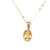 9kt Gold Citrine Pendant