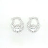 Sterling Silver Claddagh Hoop Earrings