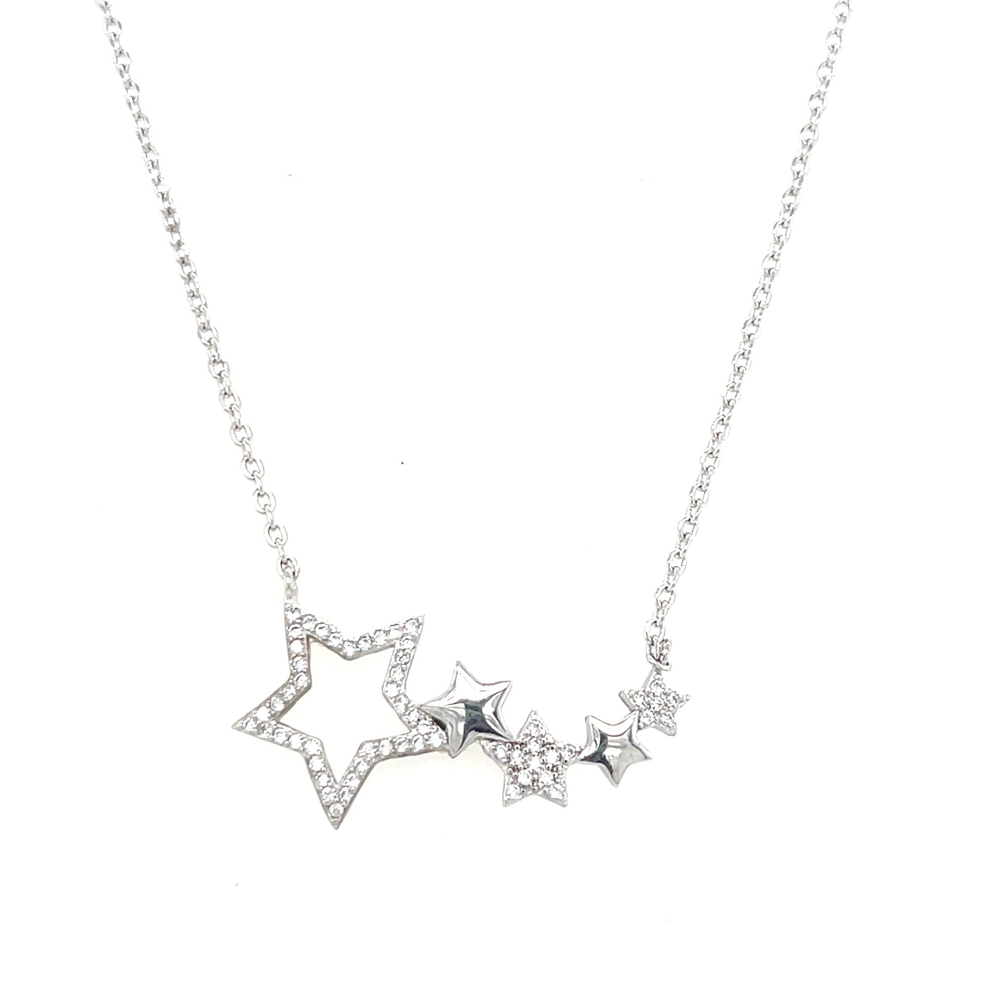 Sterling Silver Star Necklace