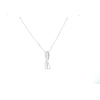 Sterling Silver Infinity Style Necklace