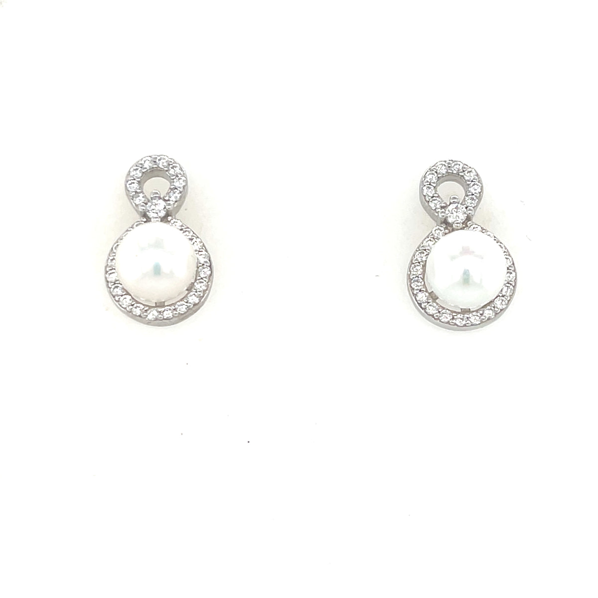Sterling Silver Pearl Earrings