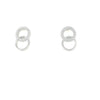 Sterling silver Intertwinned Ring Earrings