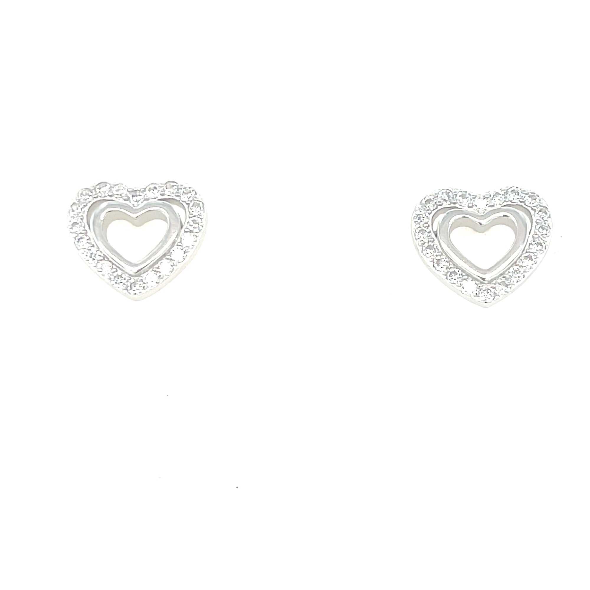 Sterling Silver Heart Earrings