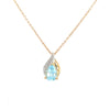 9kt Gold Aquamarine Pendant