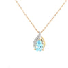 9kt Gold Aquamarine Pendant
