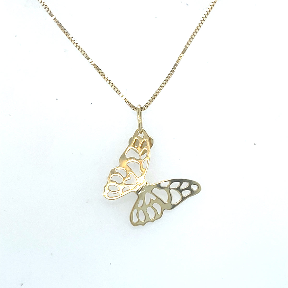 9kt Gold Butterfly Pendant