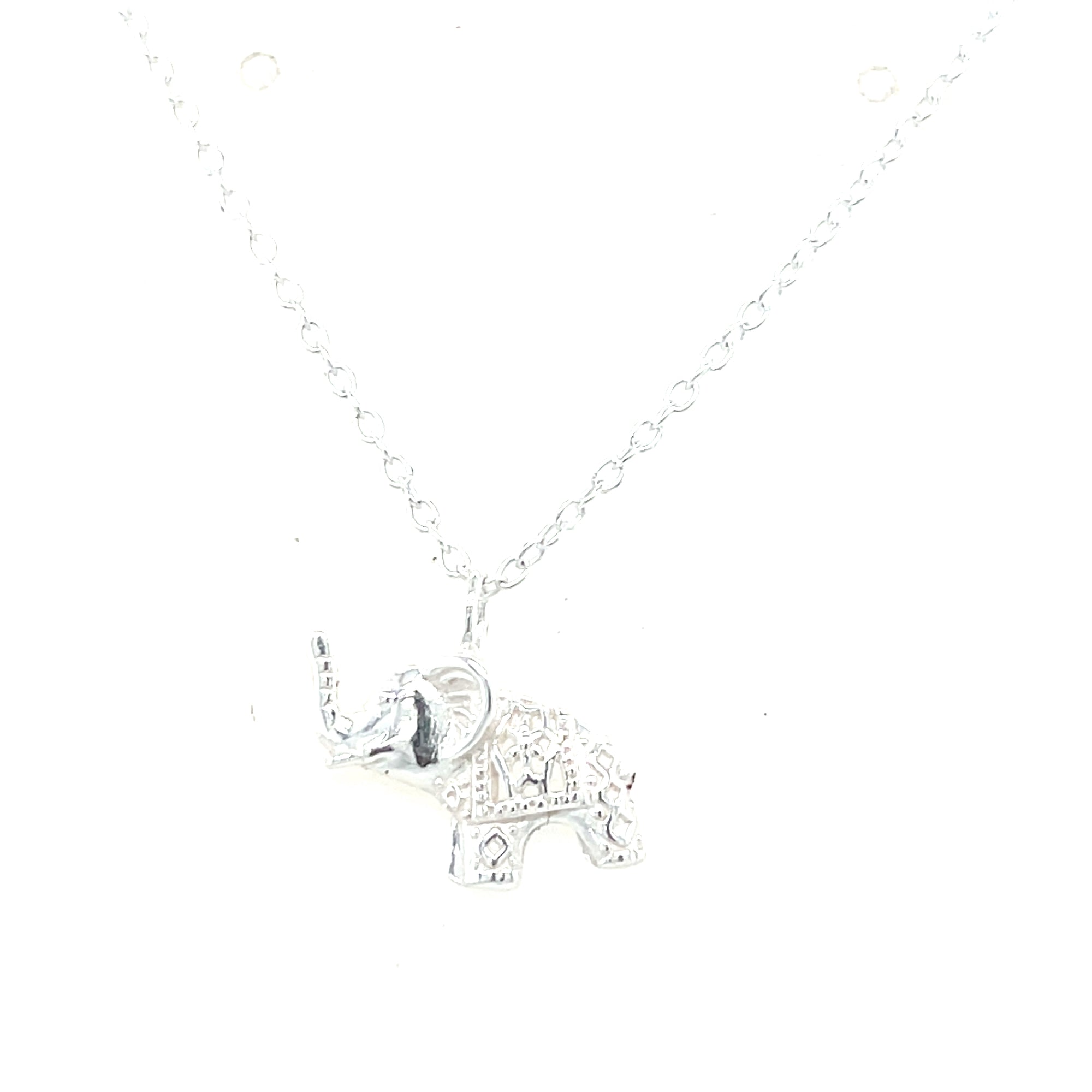 Sterling Silver Elephant Pendant