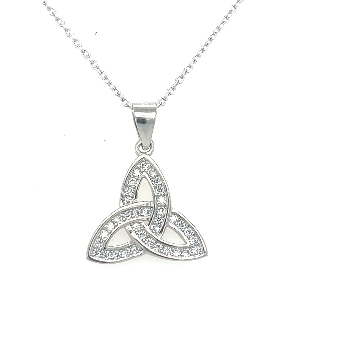 Sterling Silver Trinity Knot Pendant