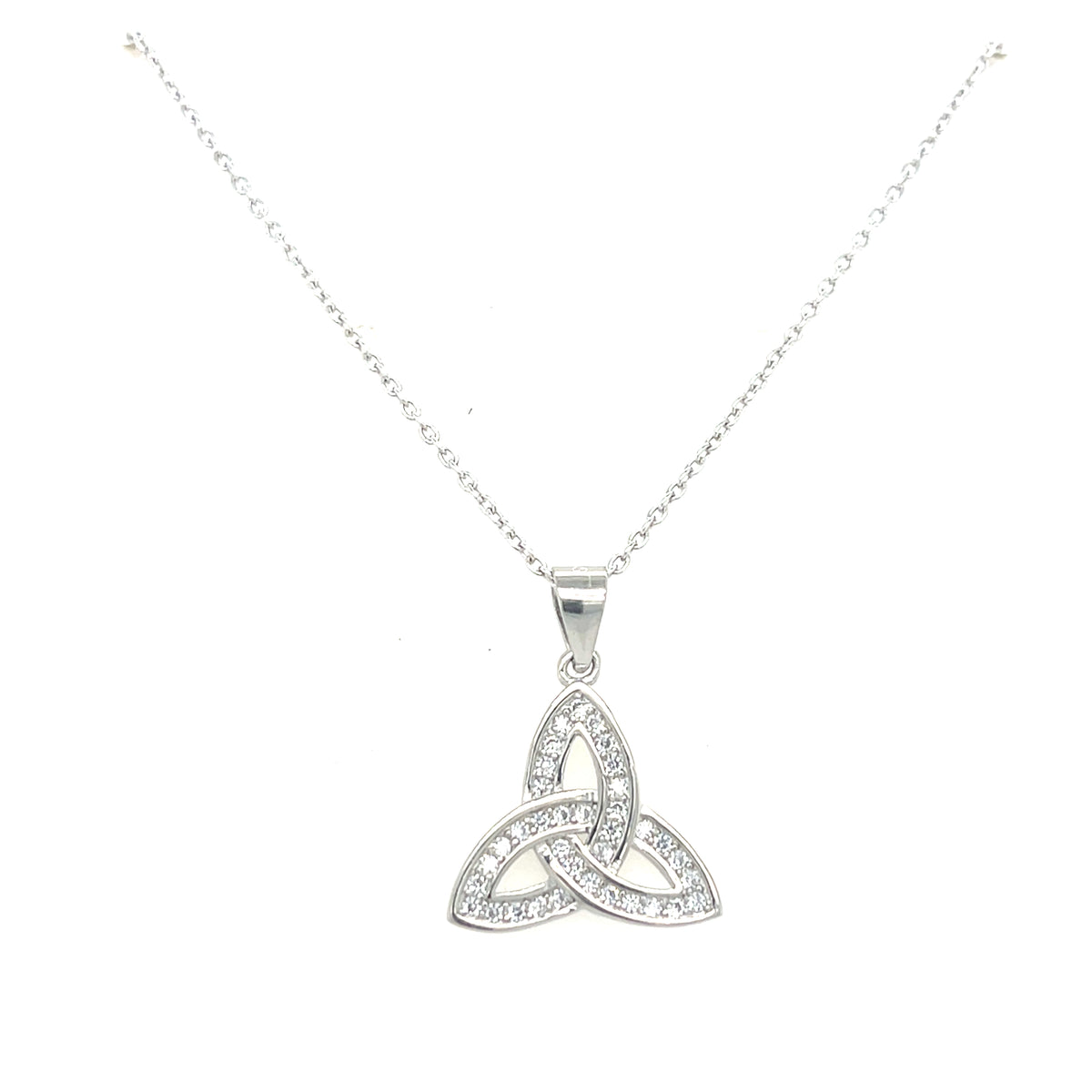 Sterling Silver Trinity Knot Pendant