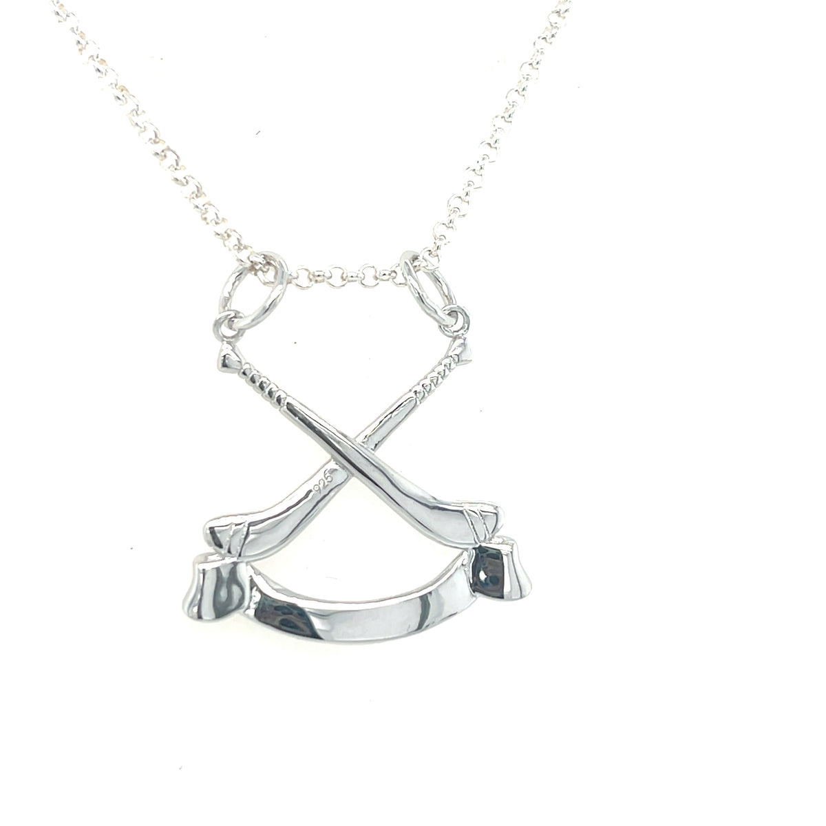 Sterling Silver Double Hurley Pendant
