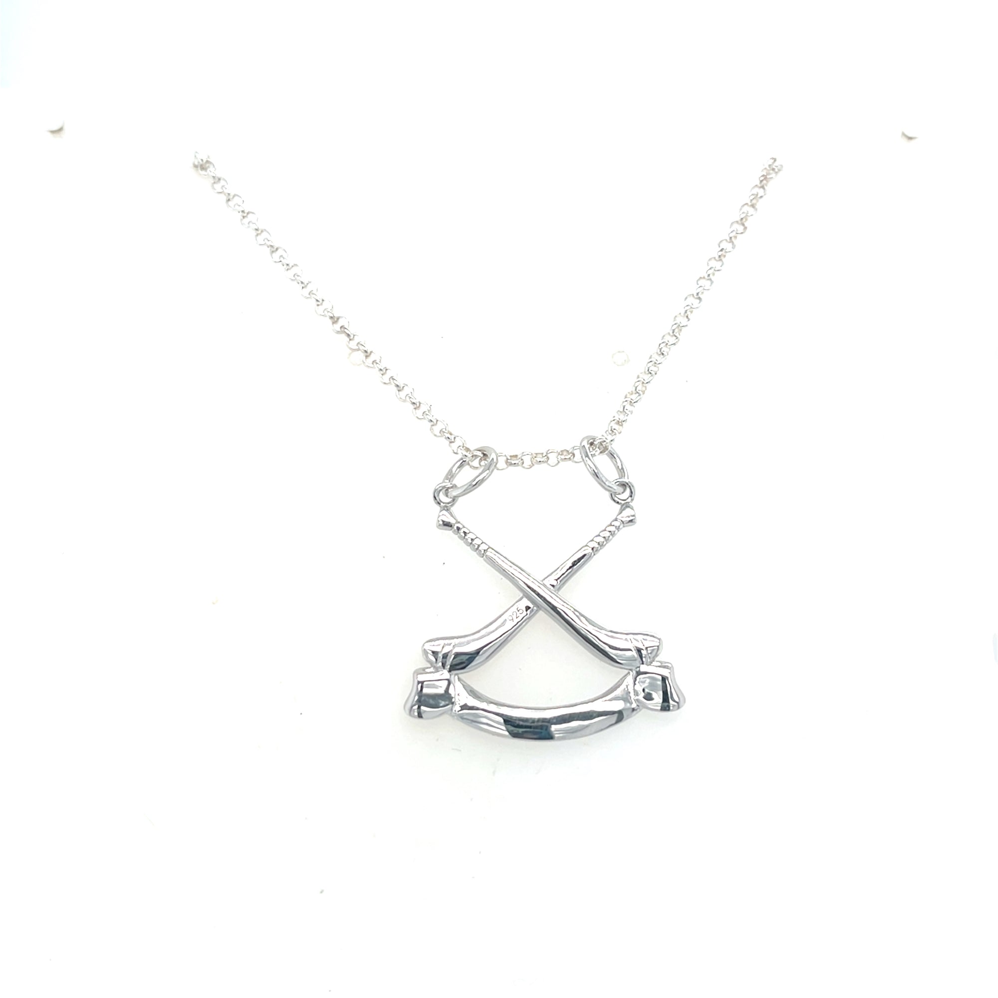 Sterling Silver Double Hurley Pendant