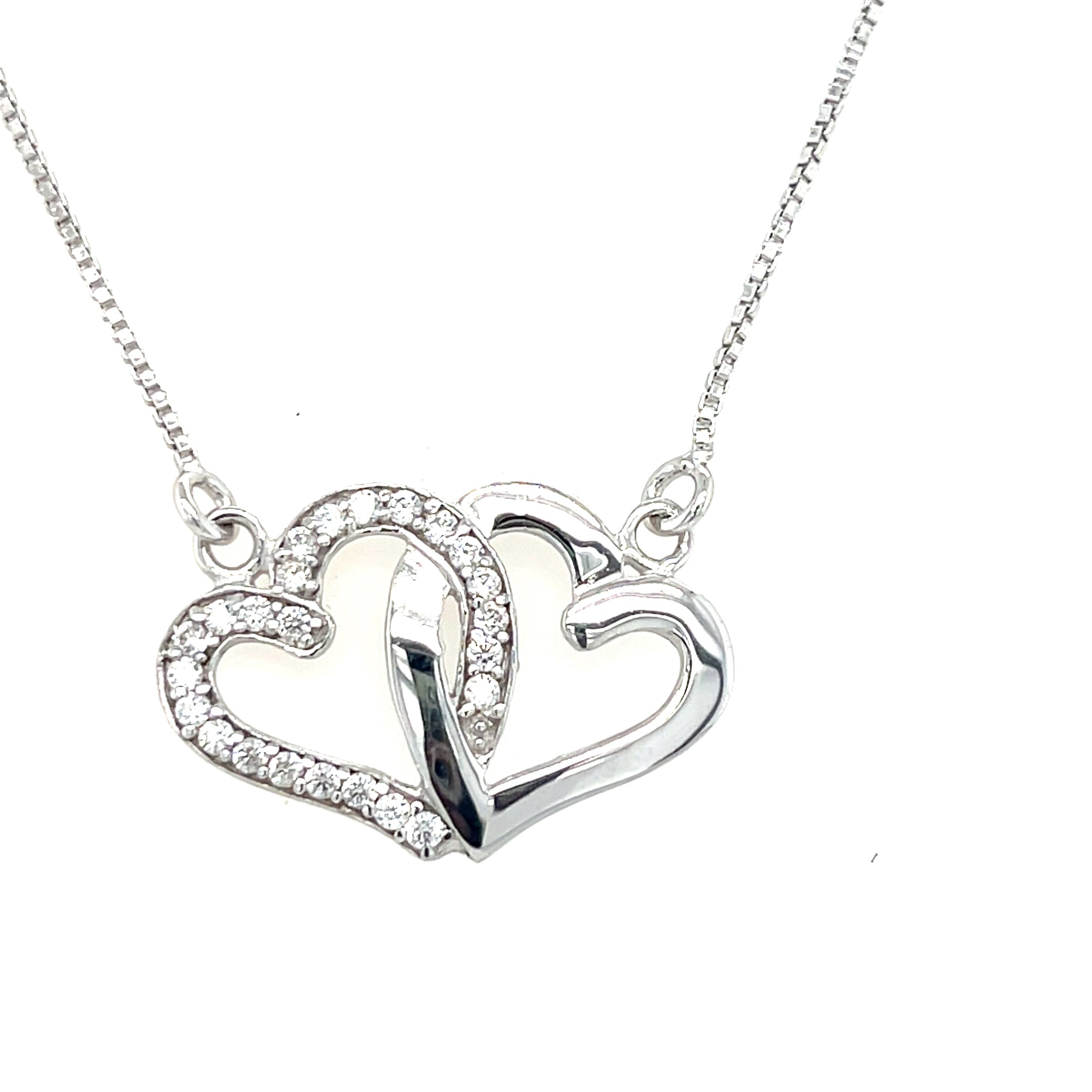 Sterling silver Intwinned Heart pendant