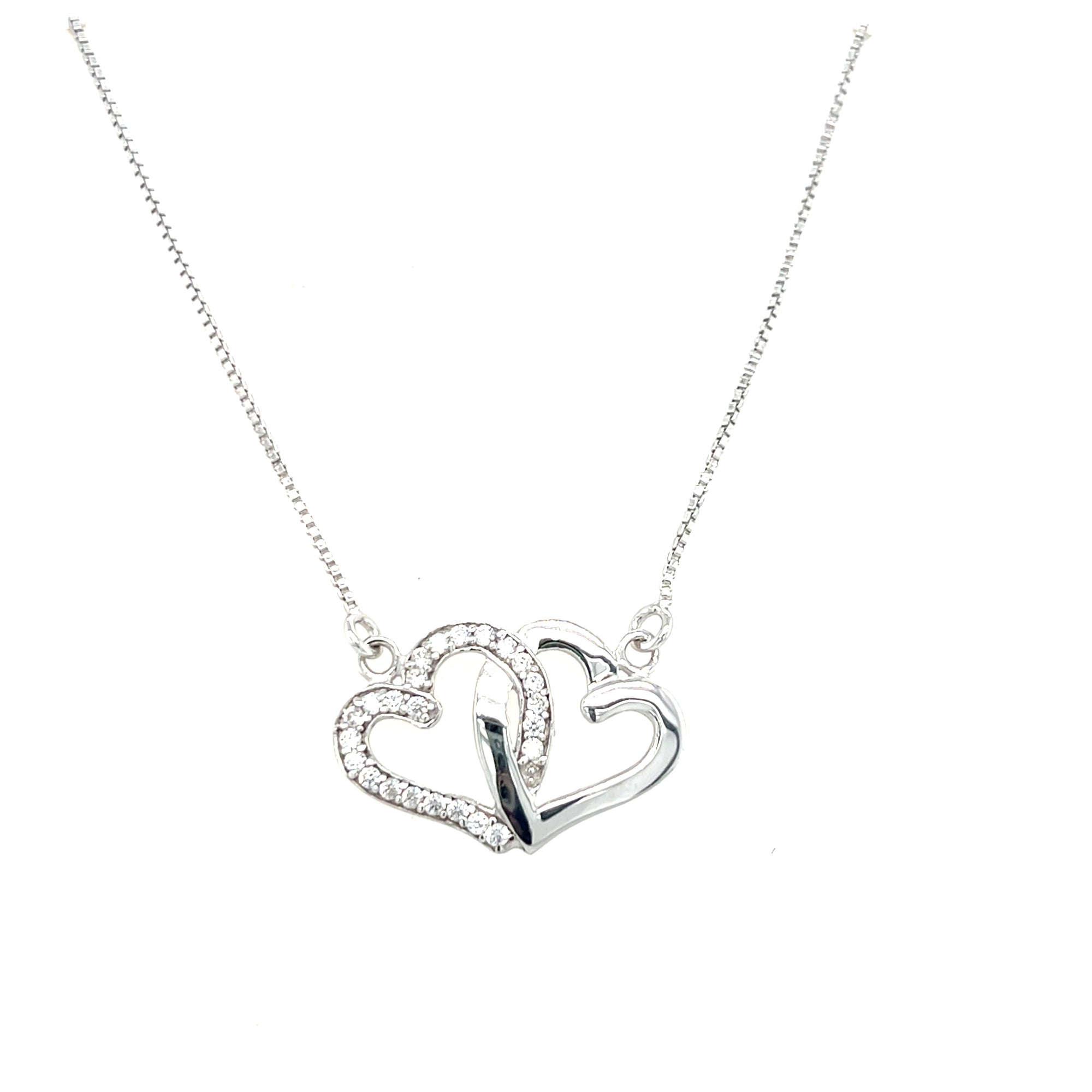 Sterling silver Intwinned Heart pendant