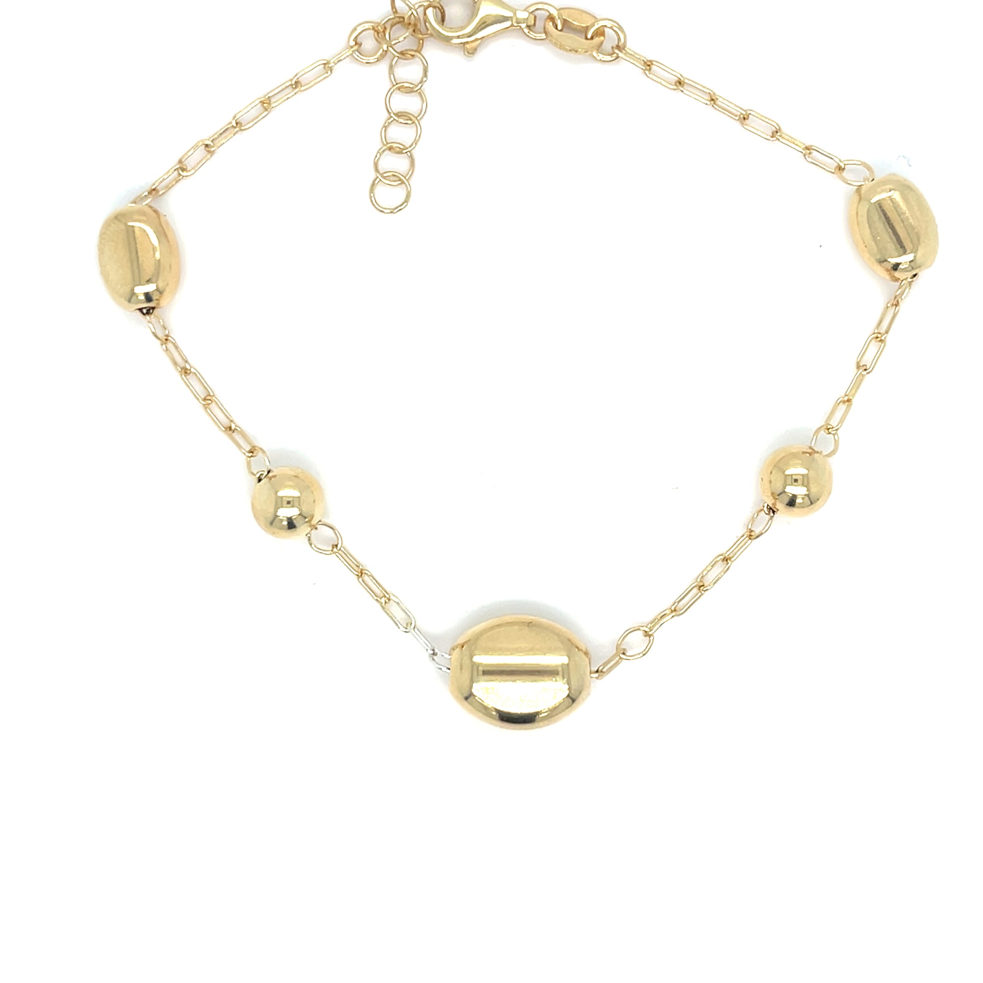 Gold Plated Bead Bracelet