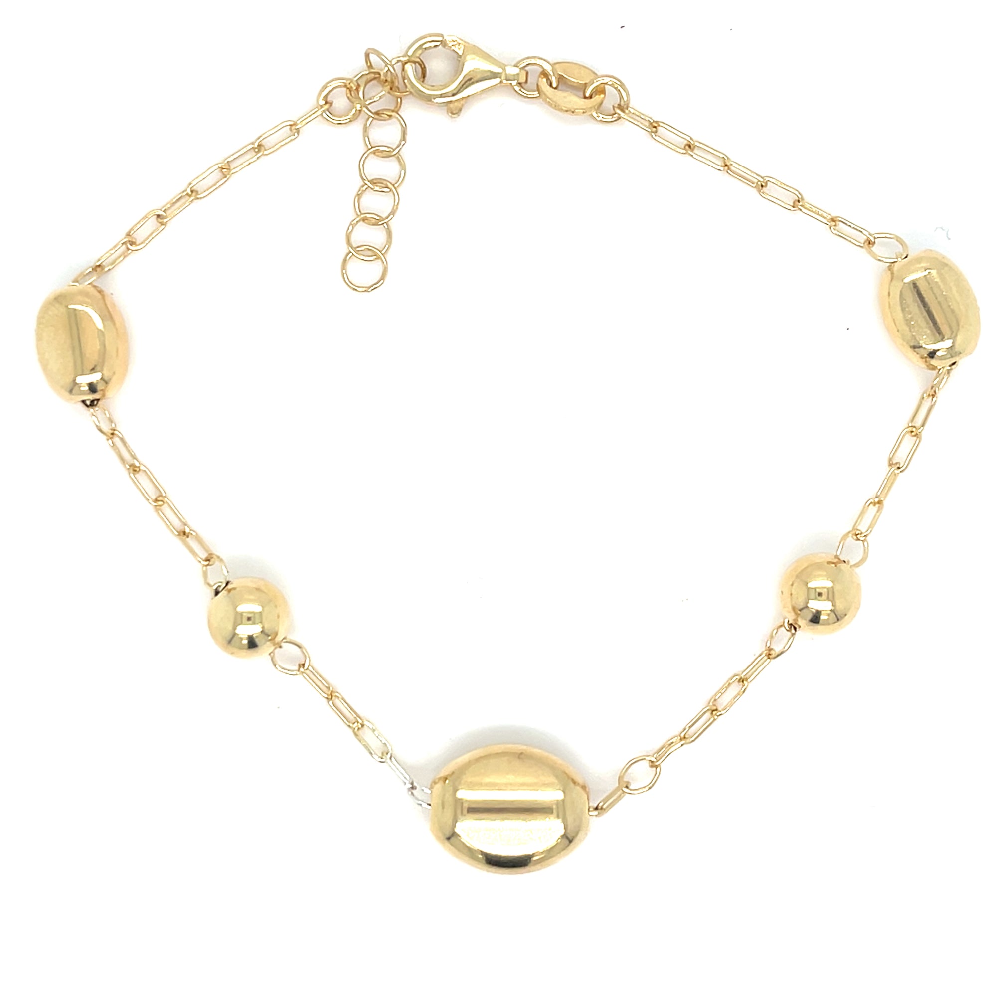 Gold Plated Bead Bracelet