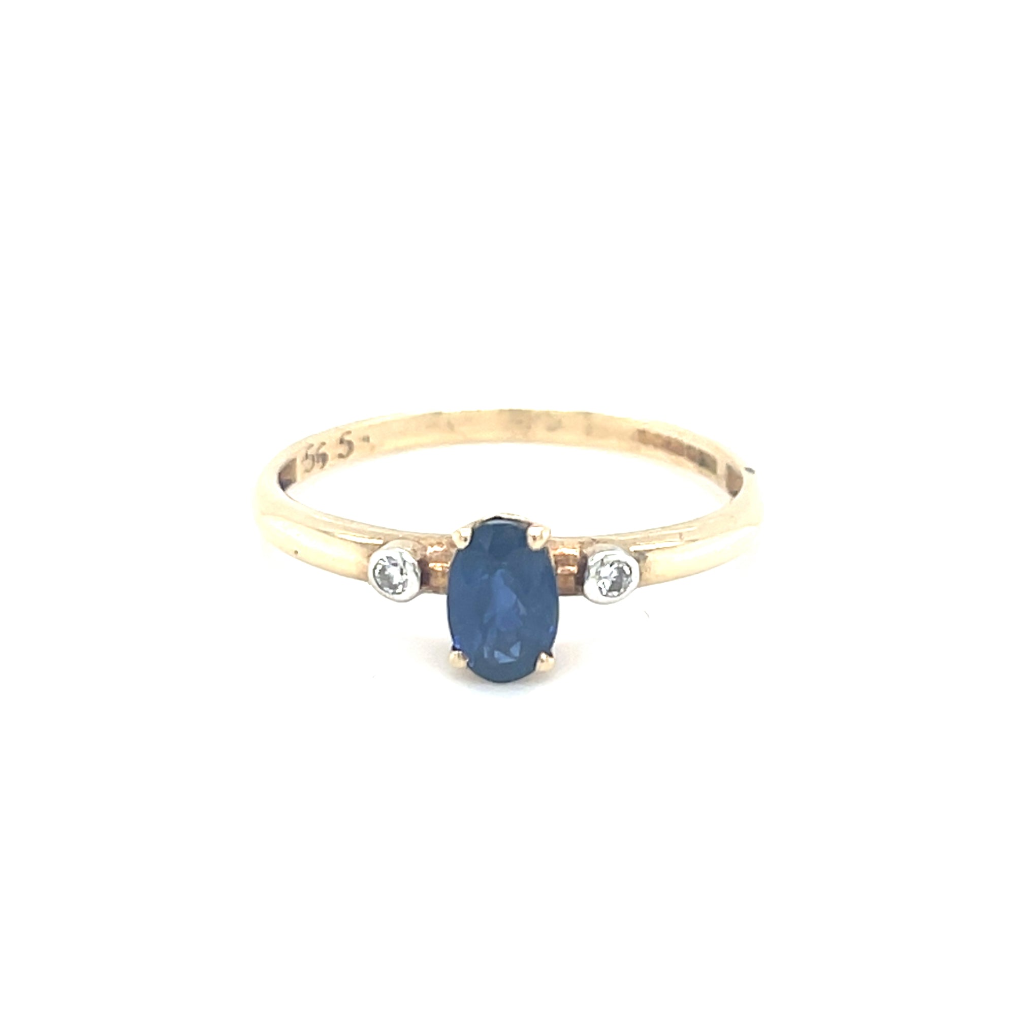 9kt Gold Diamond &amp; Sapphire Rings