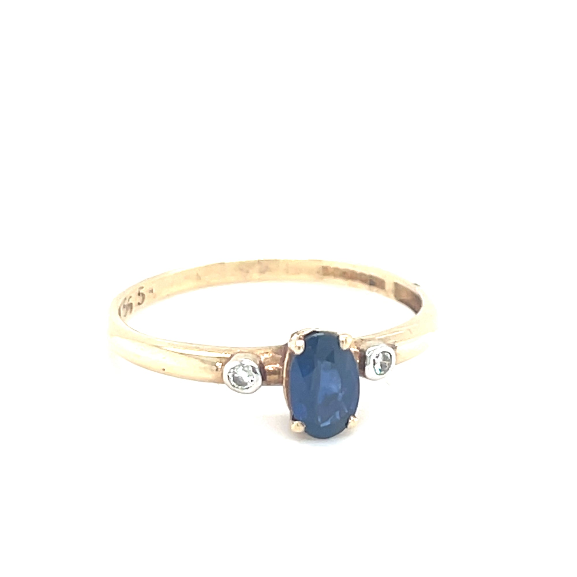 9kt Gold Diamond &amp; Sapphire Rings