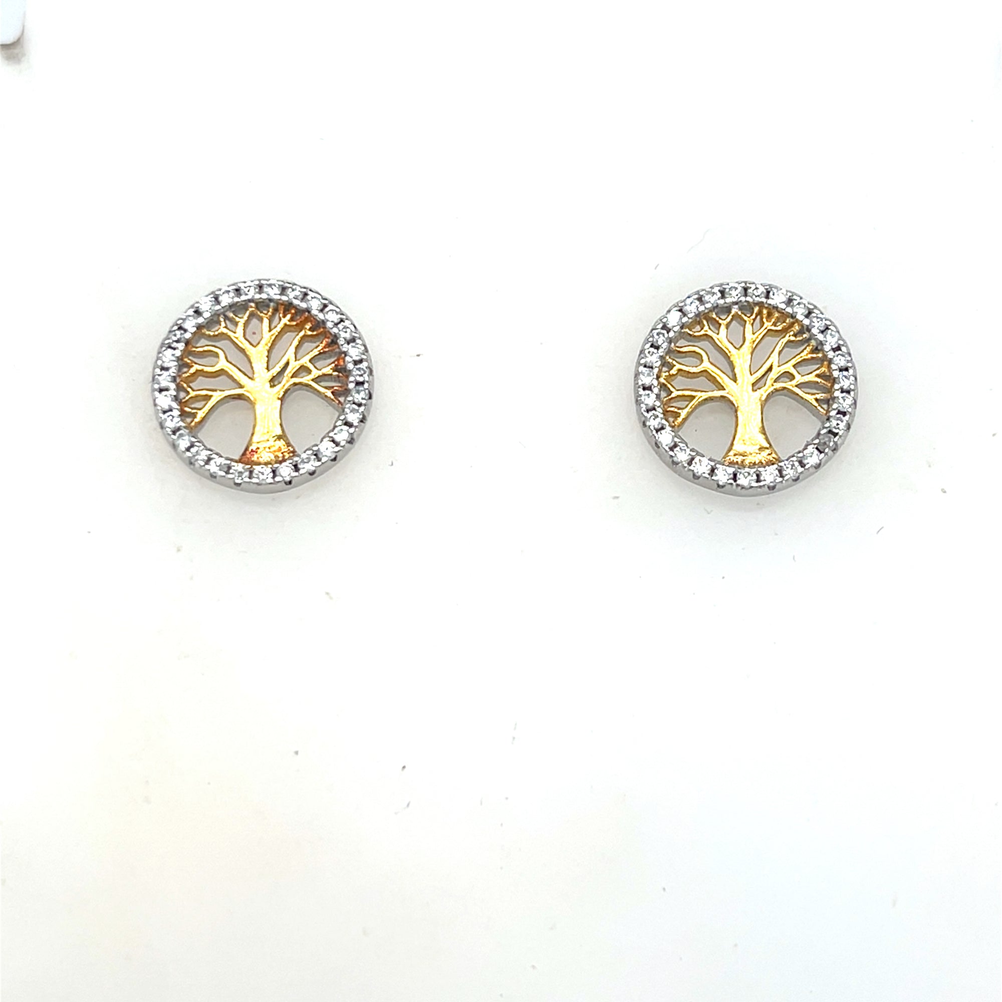 Sterling Silver Tree of Life Earrings