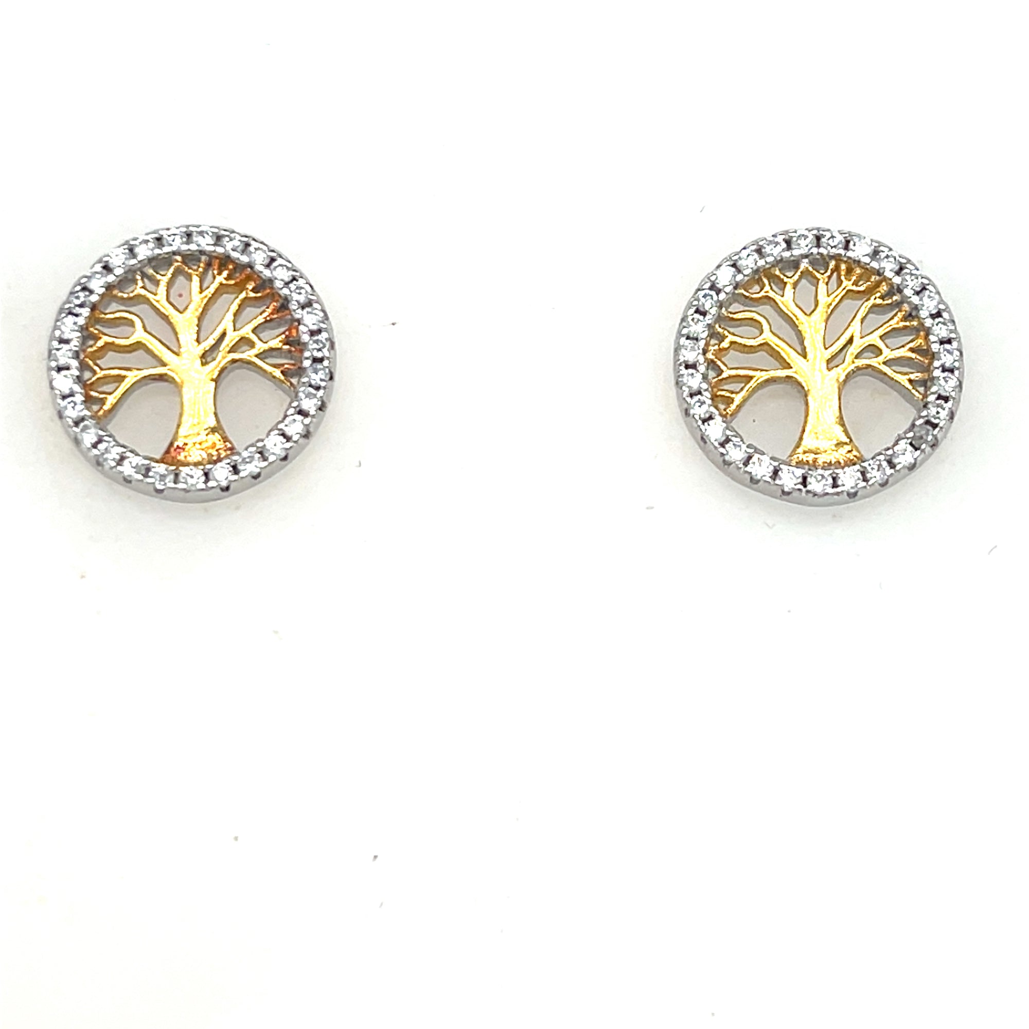 Sterling Silver Tree of Life Earrings