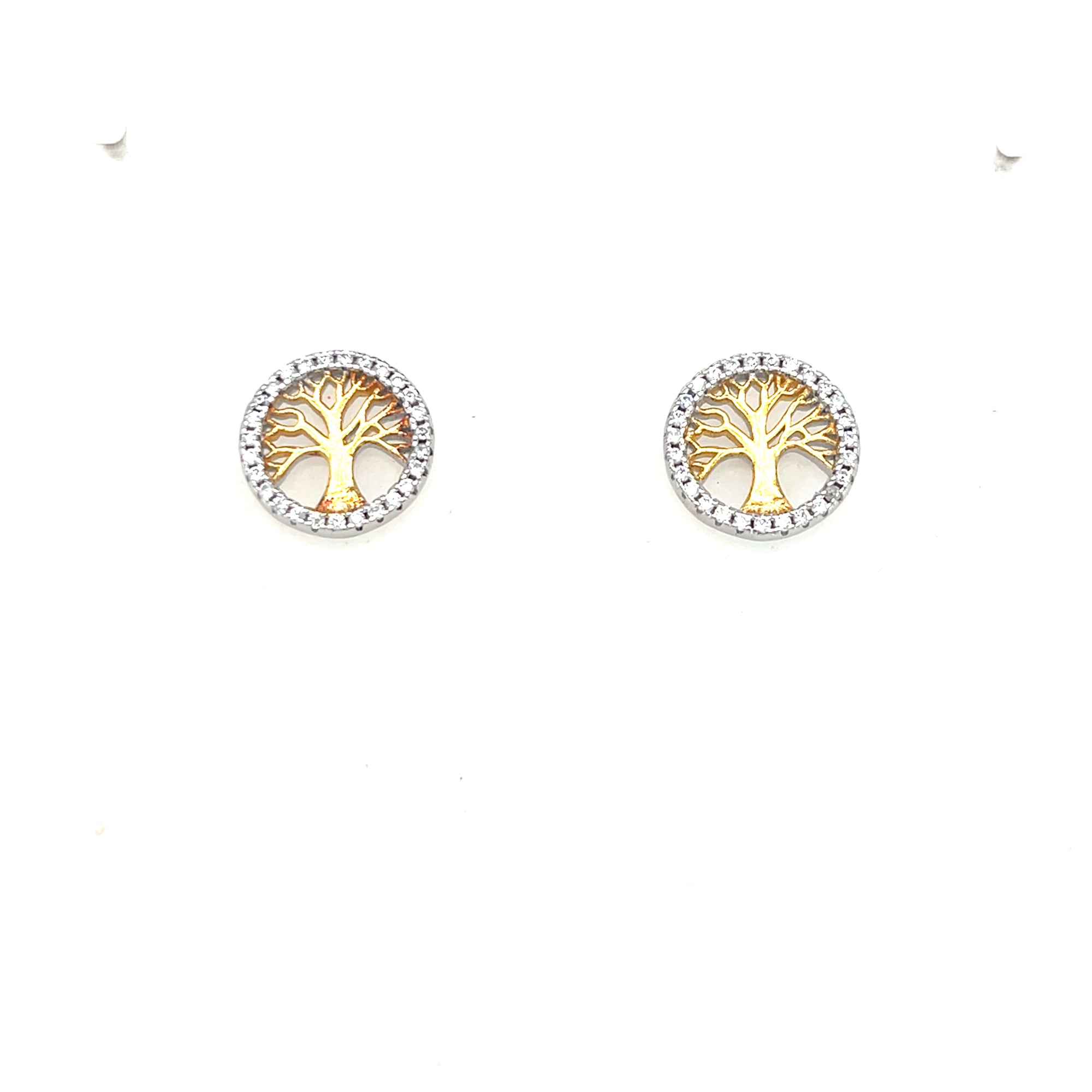 Sterling Silver Tree of Life Earrings