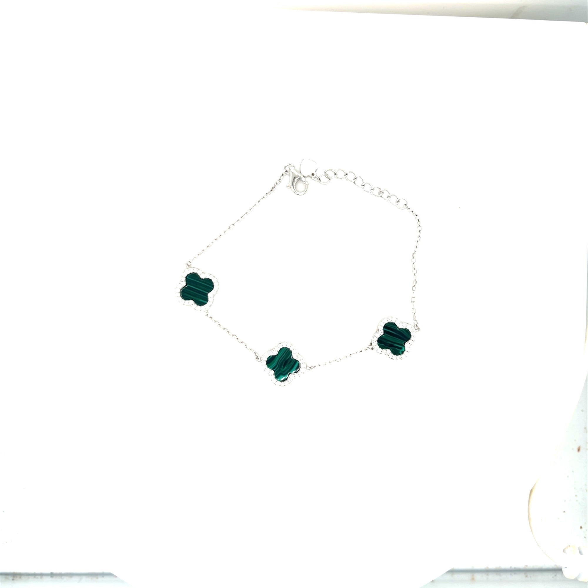 Sterling Silver Van Cleef Style Bracelet