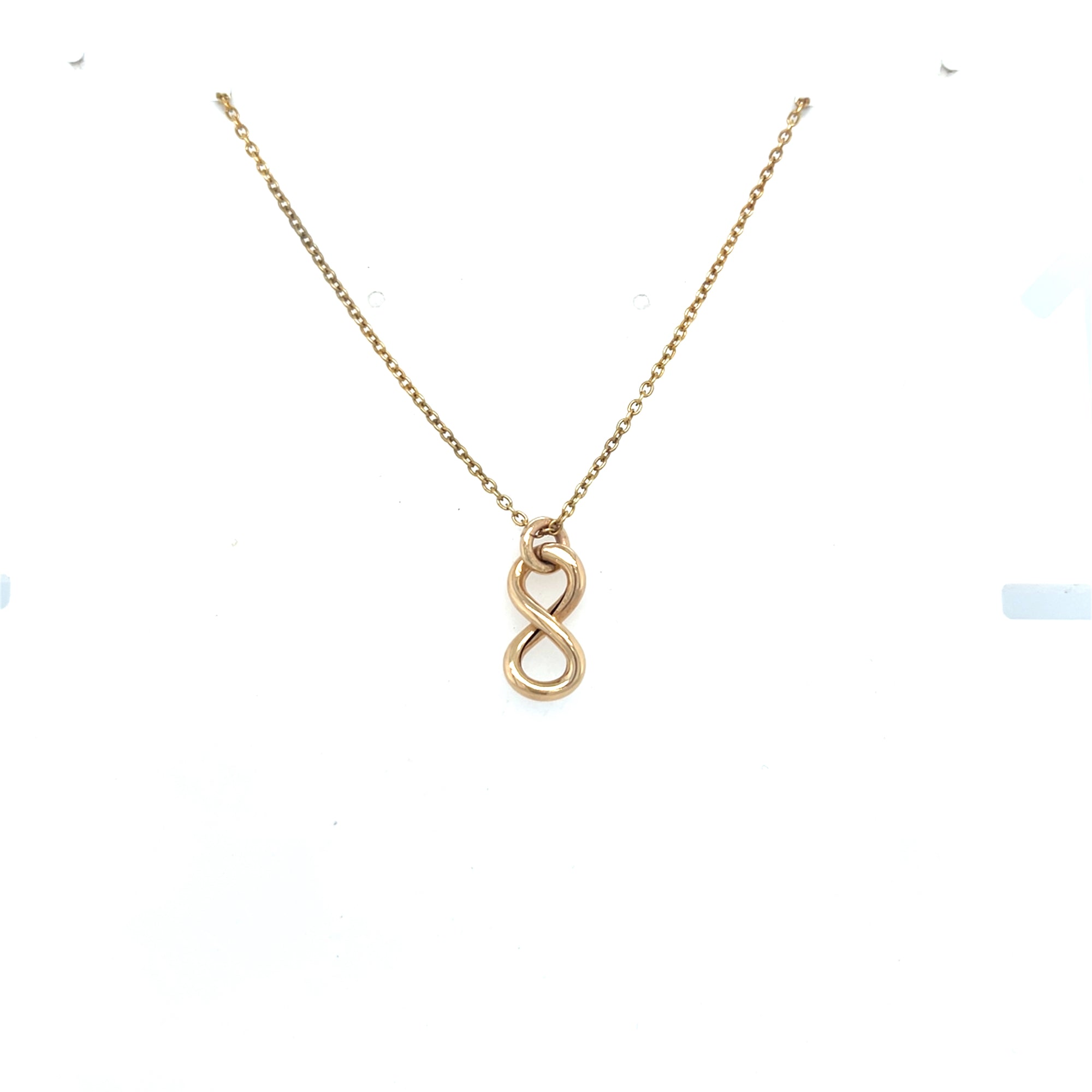 9kt Gold Infinity Pendant