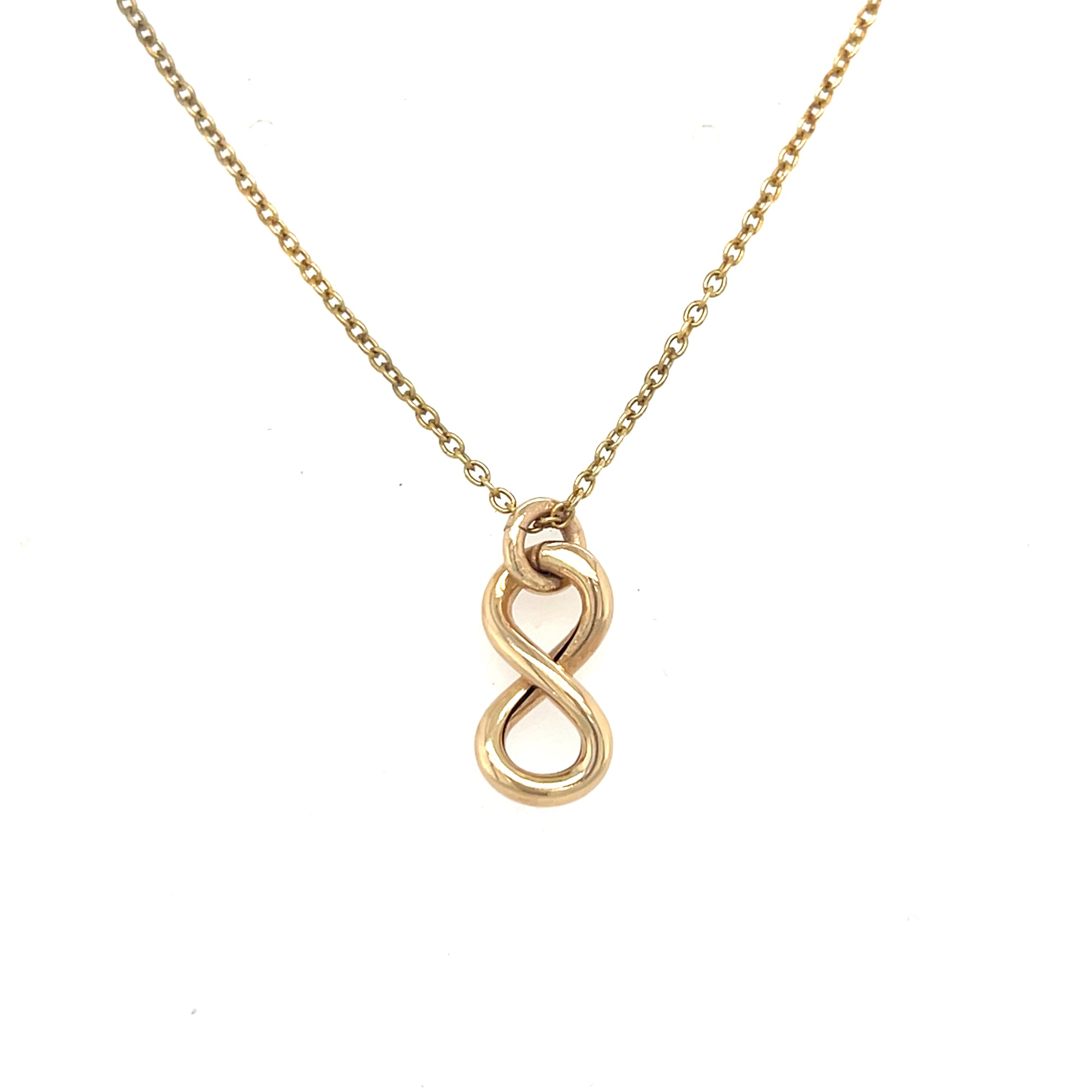 9kt Gold Infinity Pendant