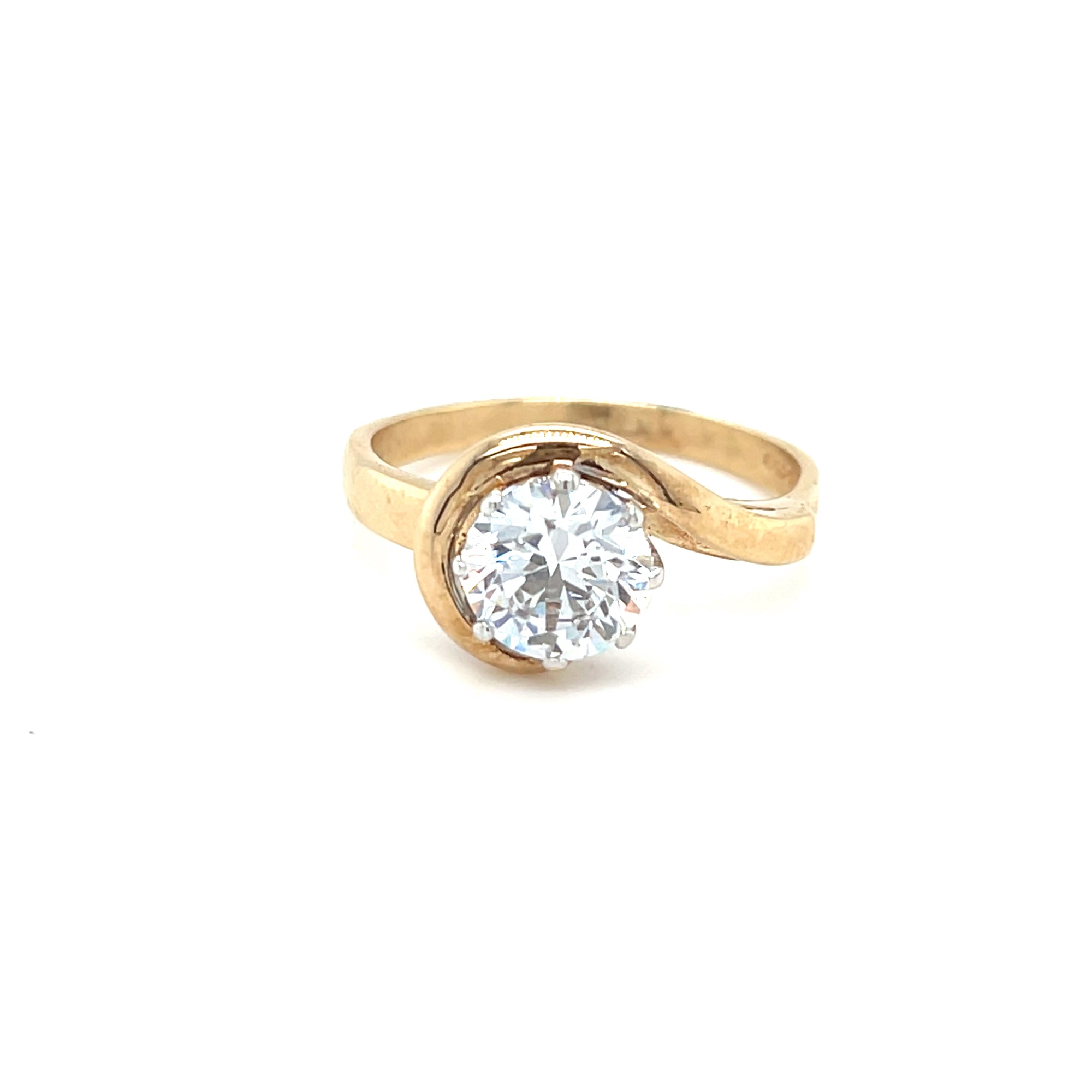 9kt Gold Dress Ring Engagement Ring