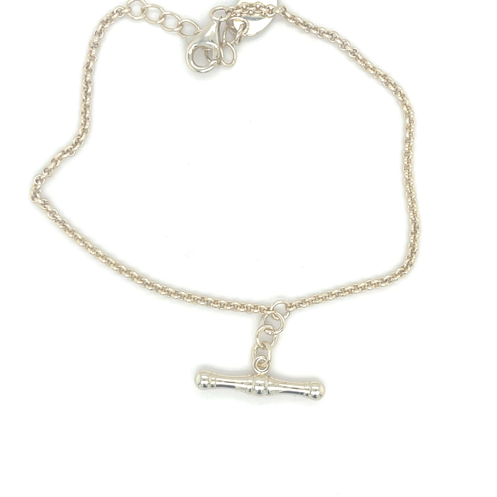 Gold Plated T Bar Bracelet