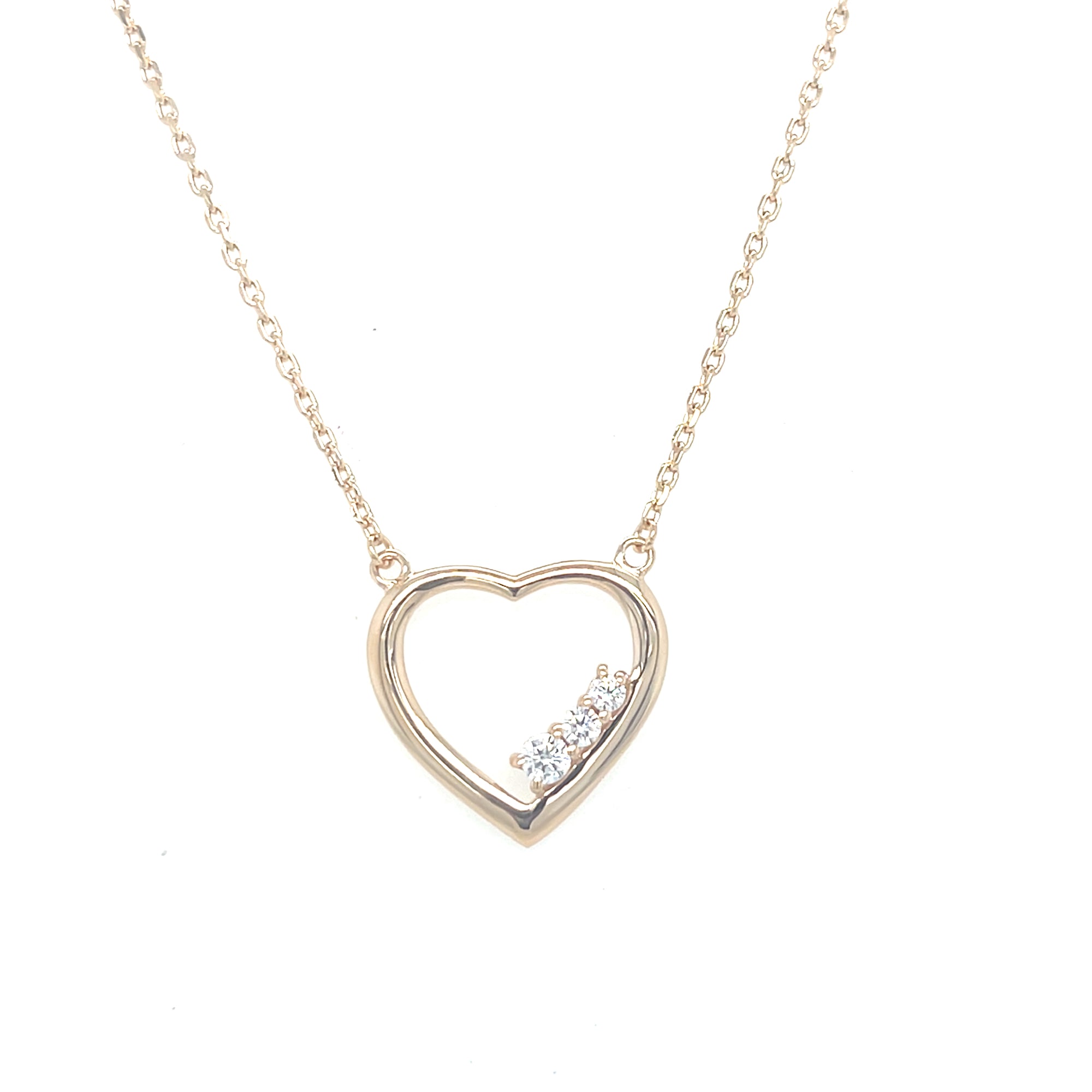 Gold Plated Heart Pendant