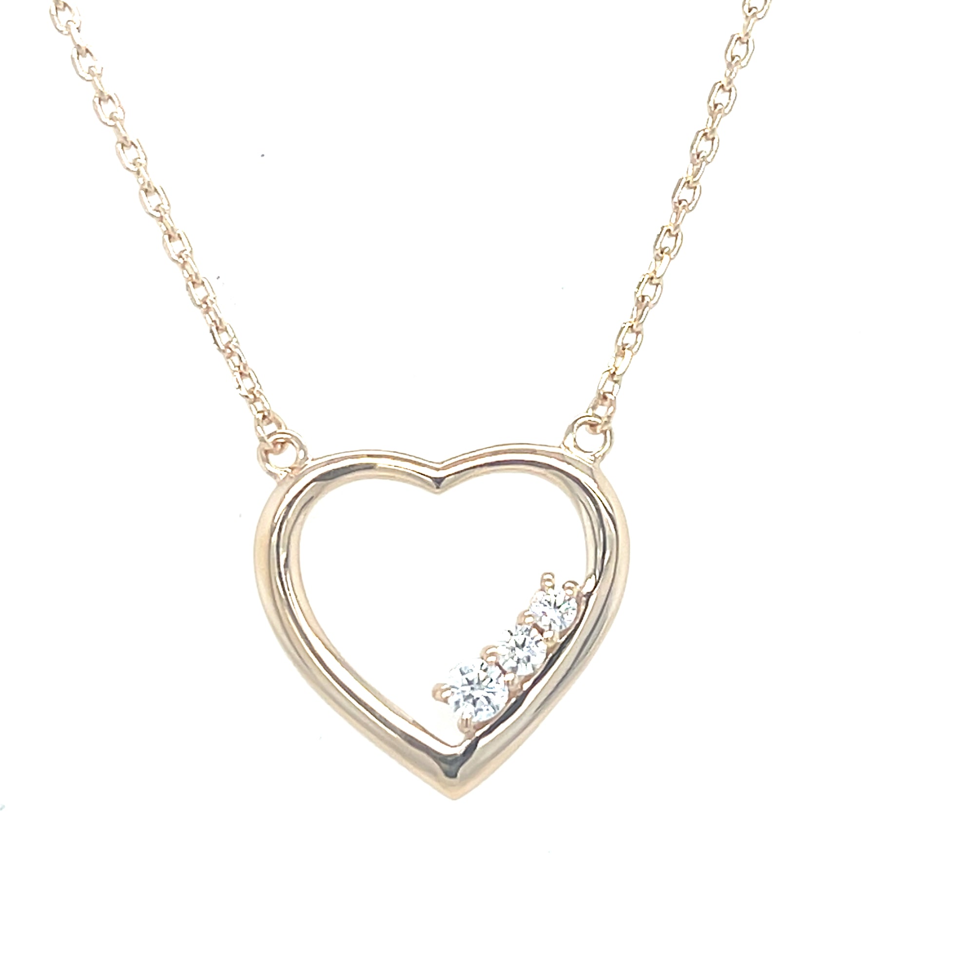 Gold Plated Heart Pendant