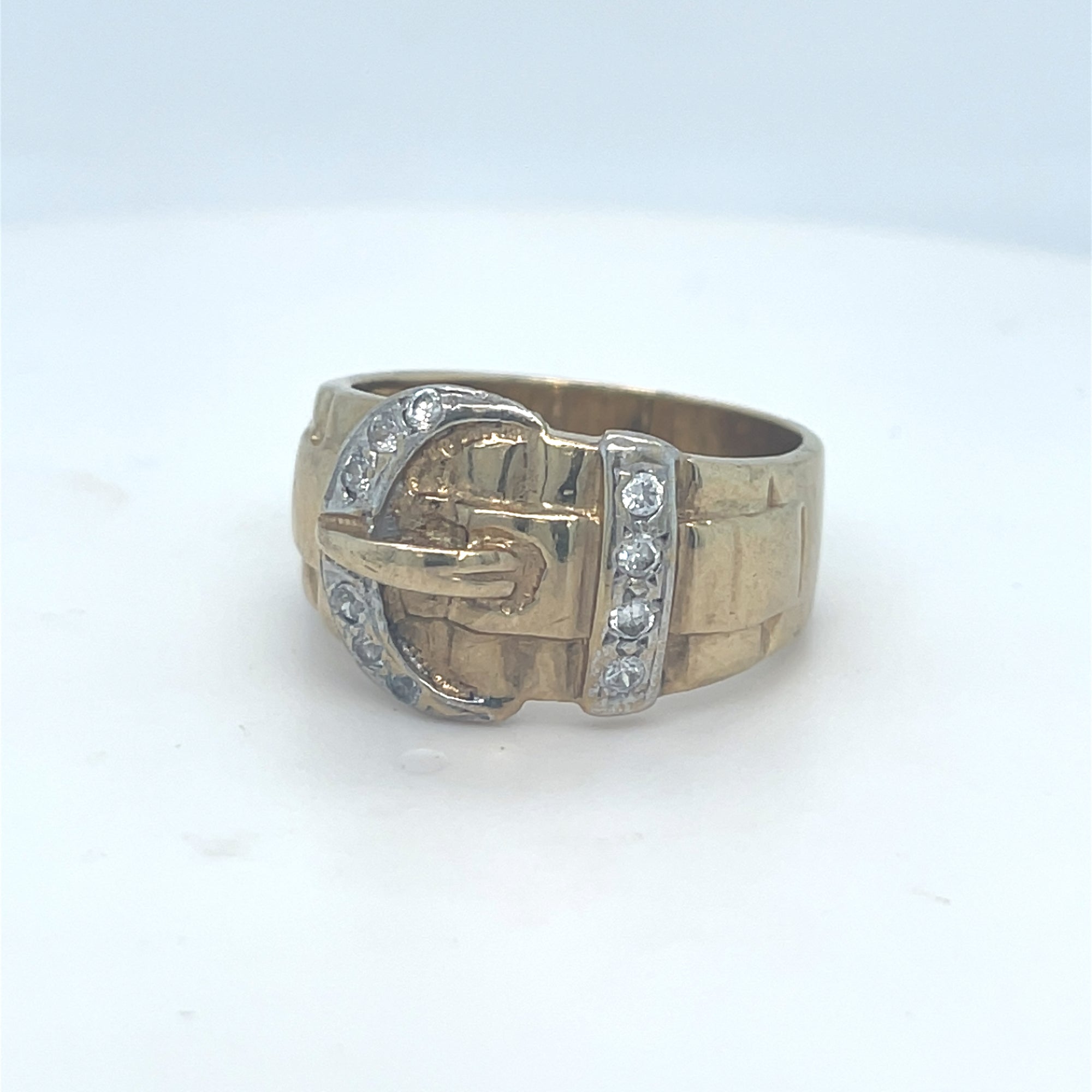 9kt Gold Junior Bucket  Ring