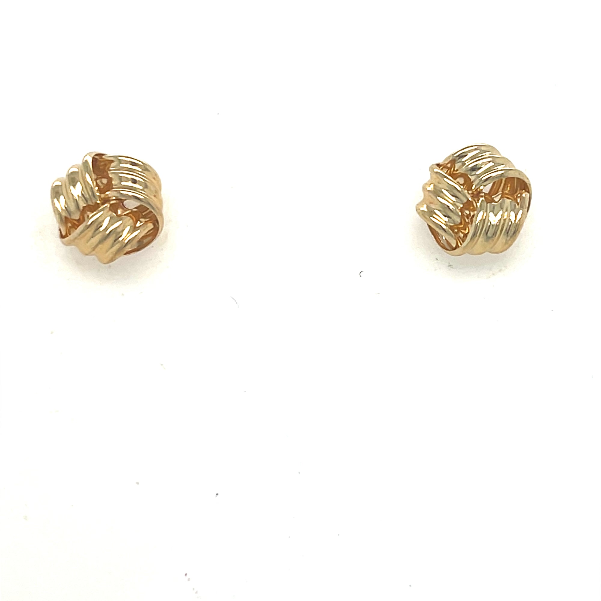 9kt Gold Knot Earrings