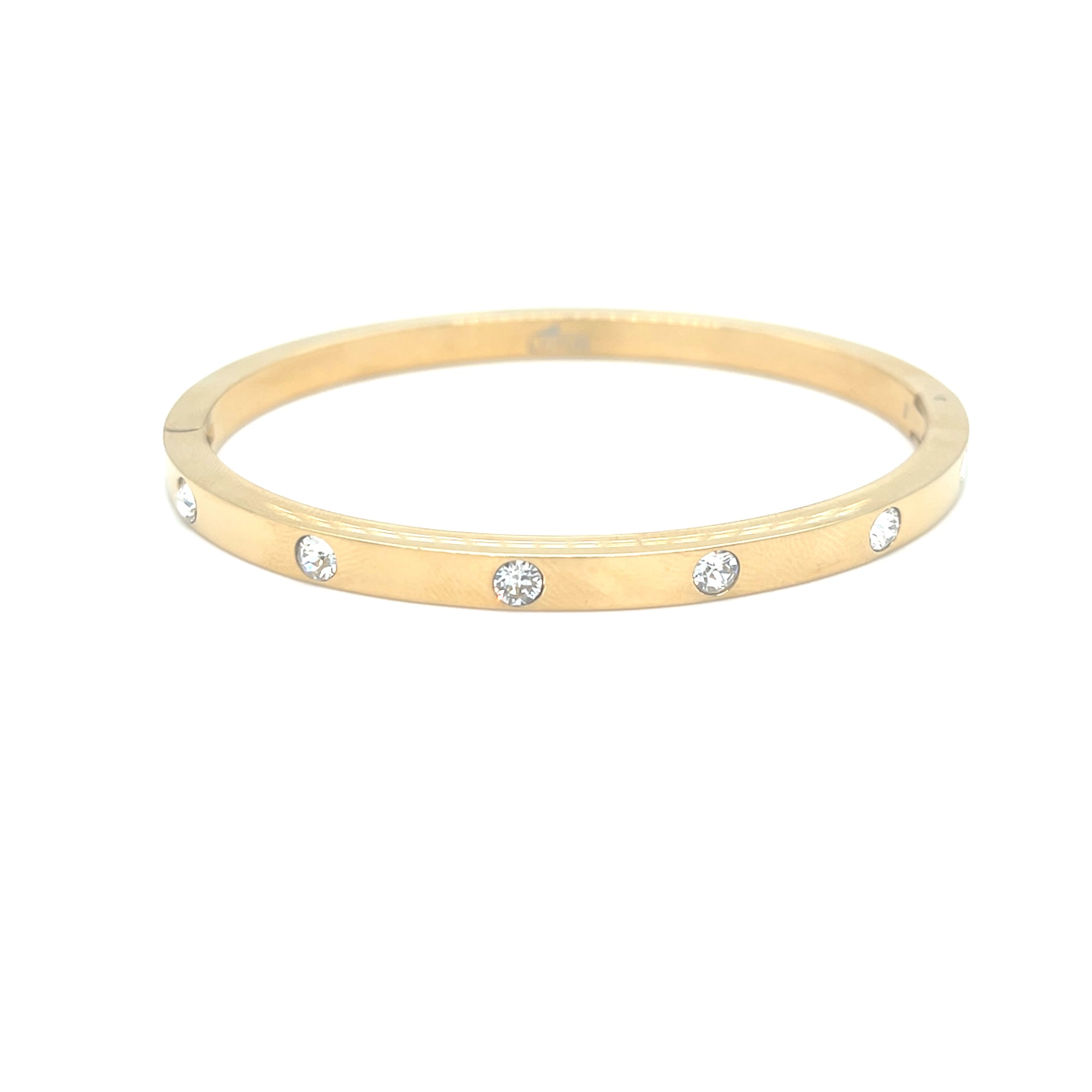Stainless Steel Gold Plated Bangle