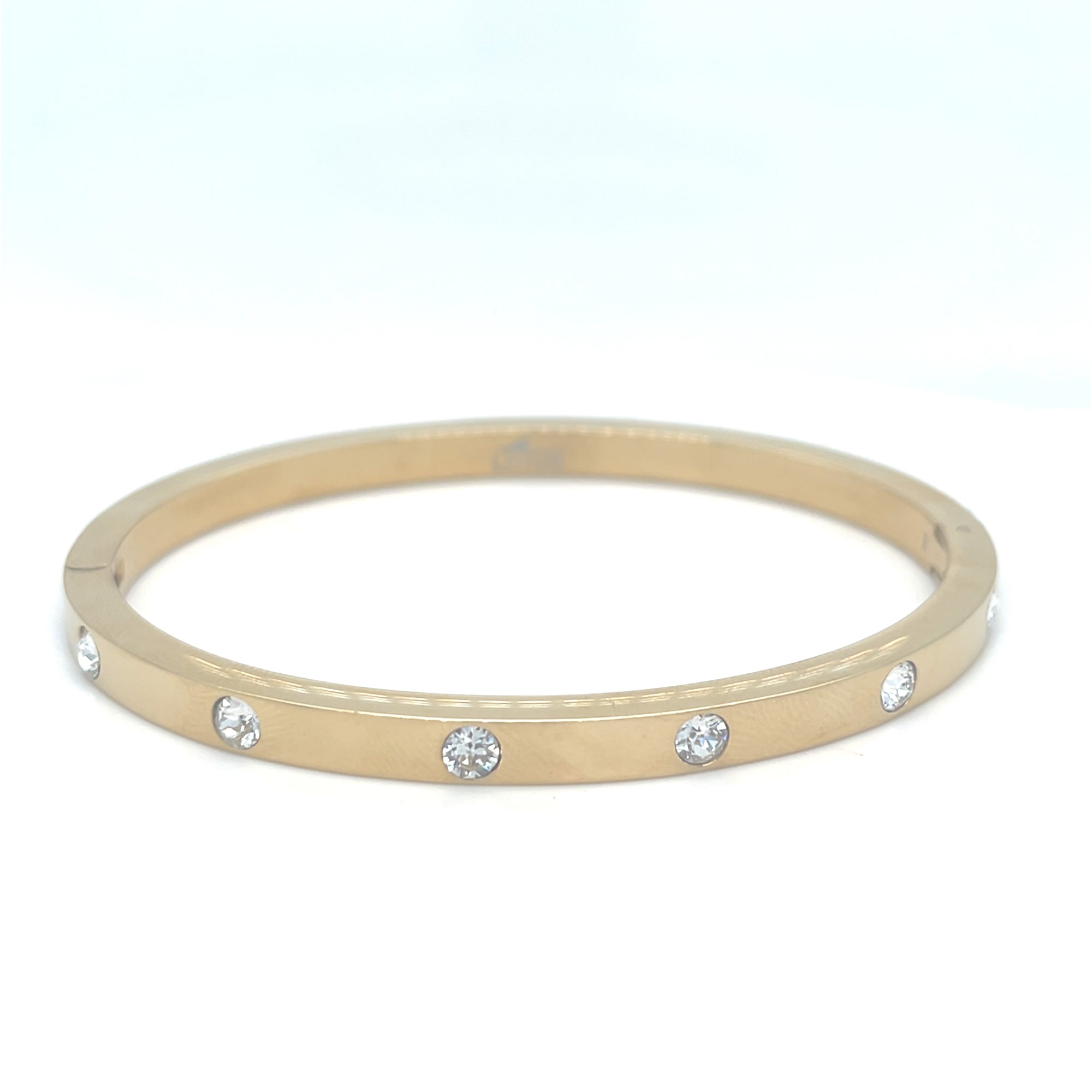 Stainless Steel Gold Plated Bangle