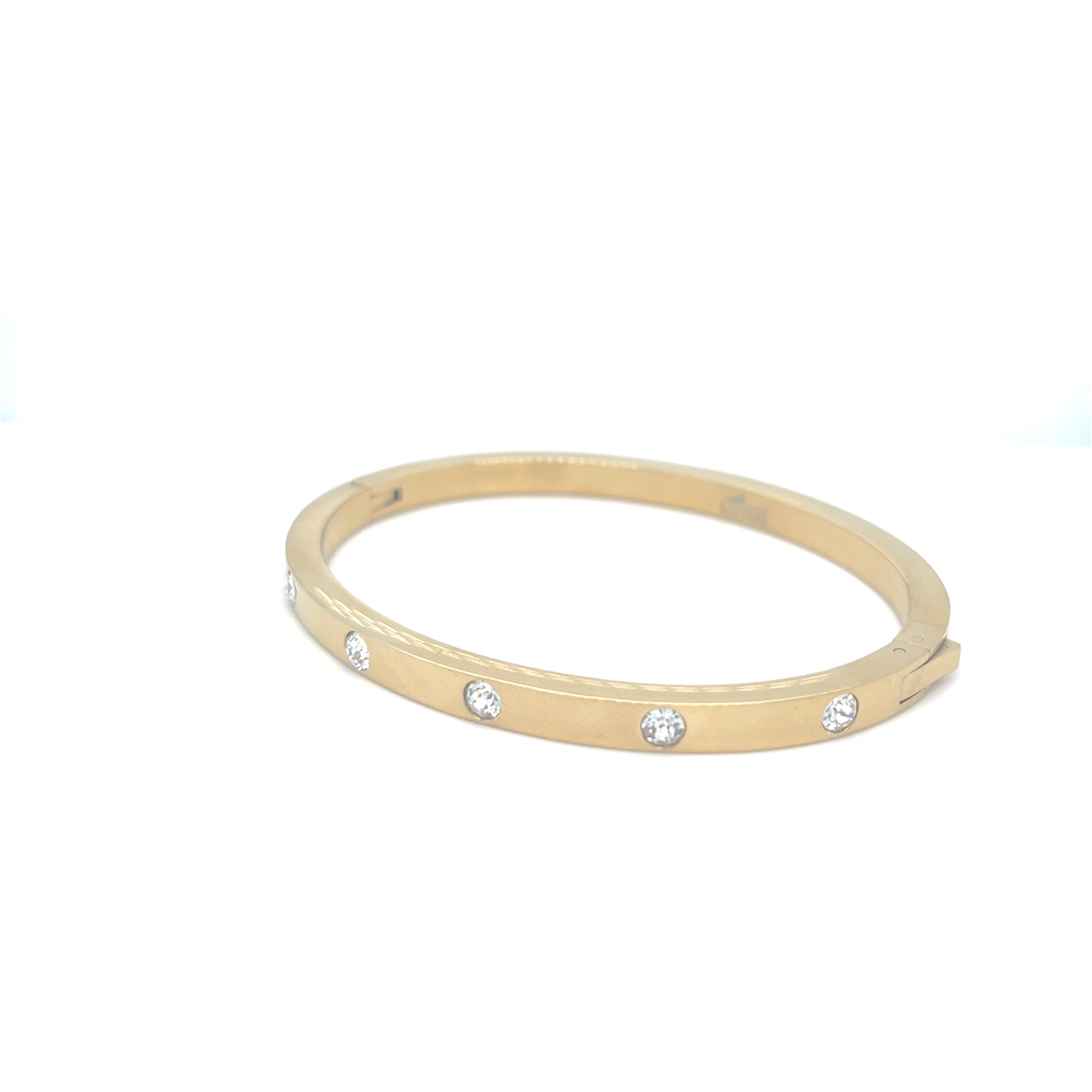 Stainless Steel Gold Plated Bangle