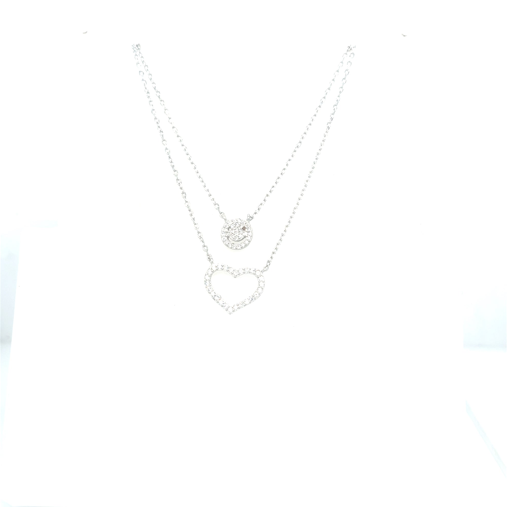 Sterling Silver Double Layer Chain
