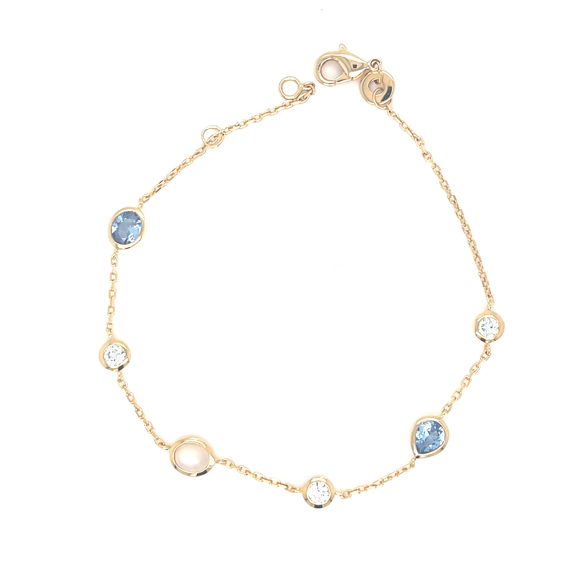 Fine Gold Plated Stoneset Bracelet