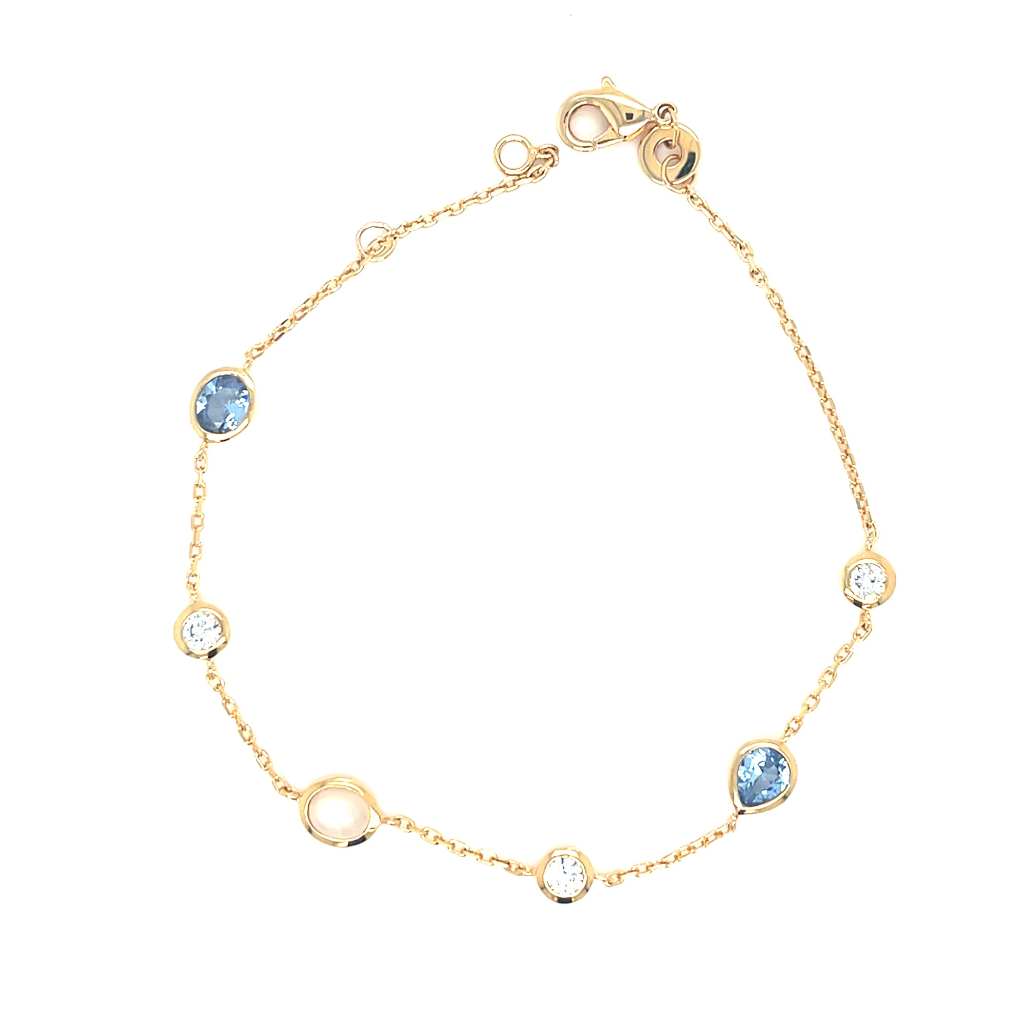 Fine Gold Plated Stoneset Bracelet